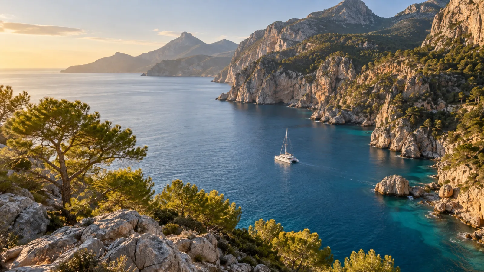 Excursiones y actividades en Mallorca: vistas panorámicas de la costa y el mar Mediterráneo