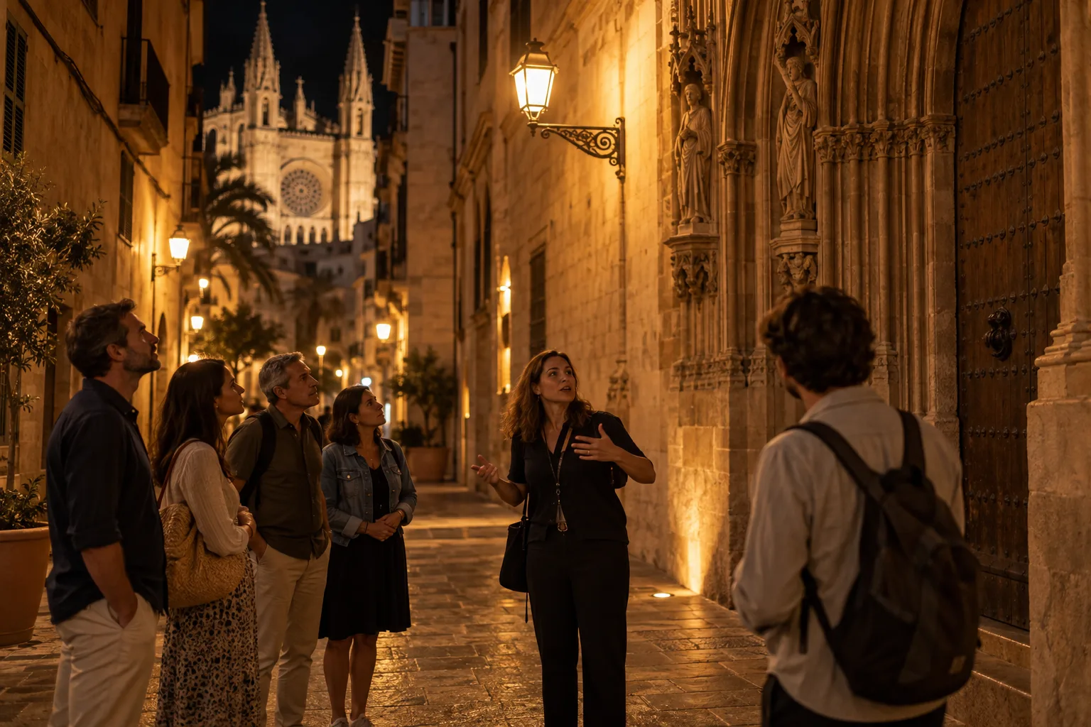 Ruta nocturna de misterios y leyendas por las calles iluminadas de Palma de Mallorca